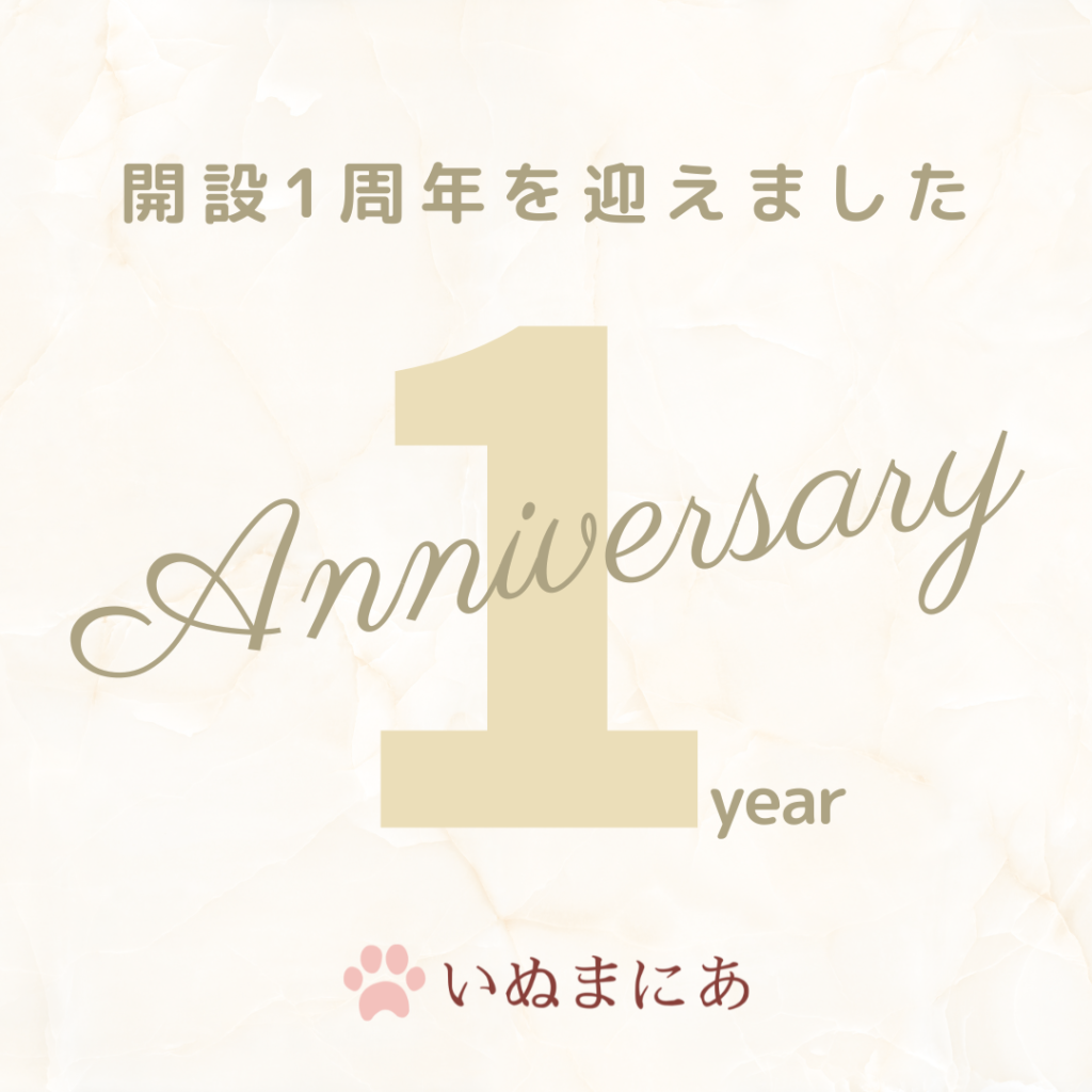 いぬまにあ1周年