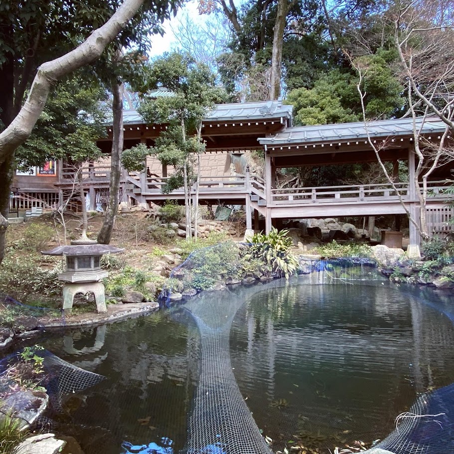深大寺の水辺の景観