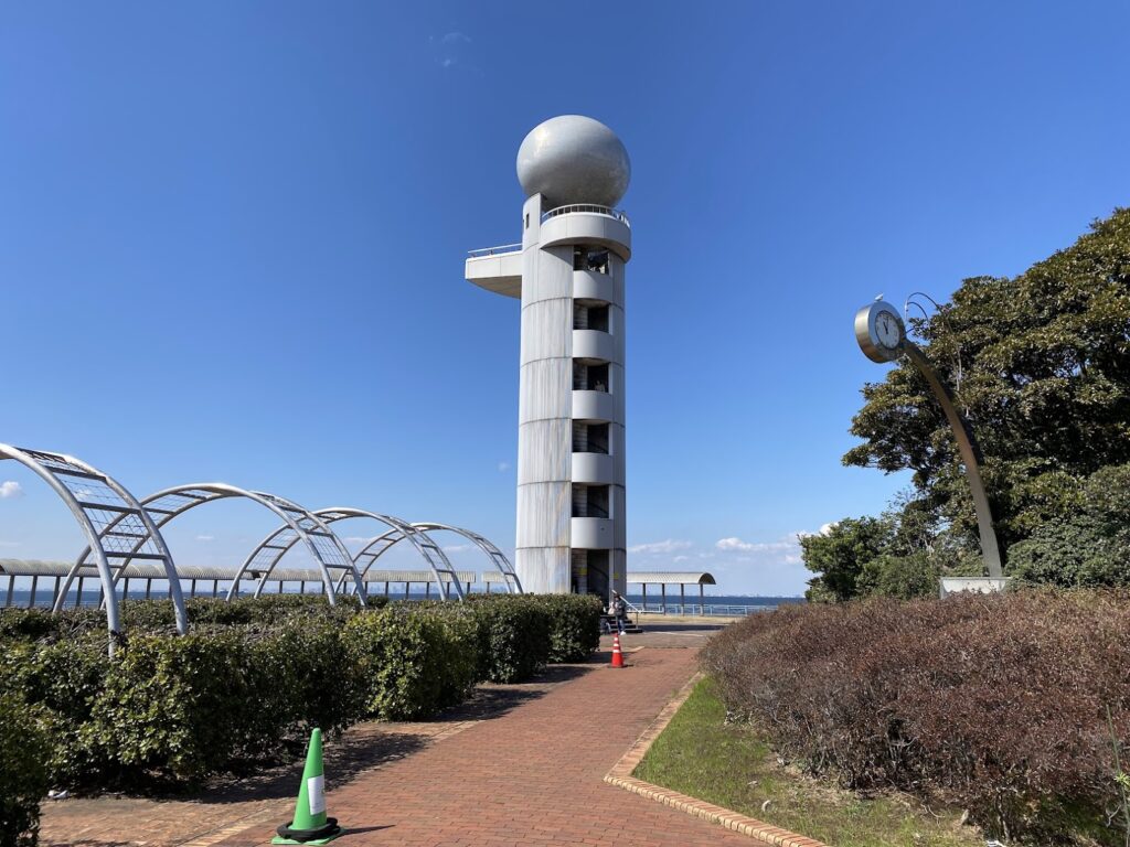 袖ヶ浦海浜公園の展望台