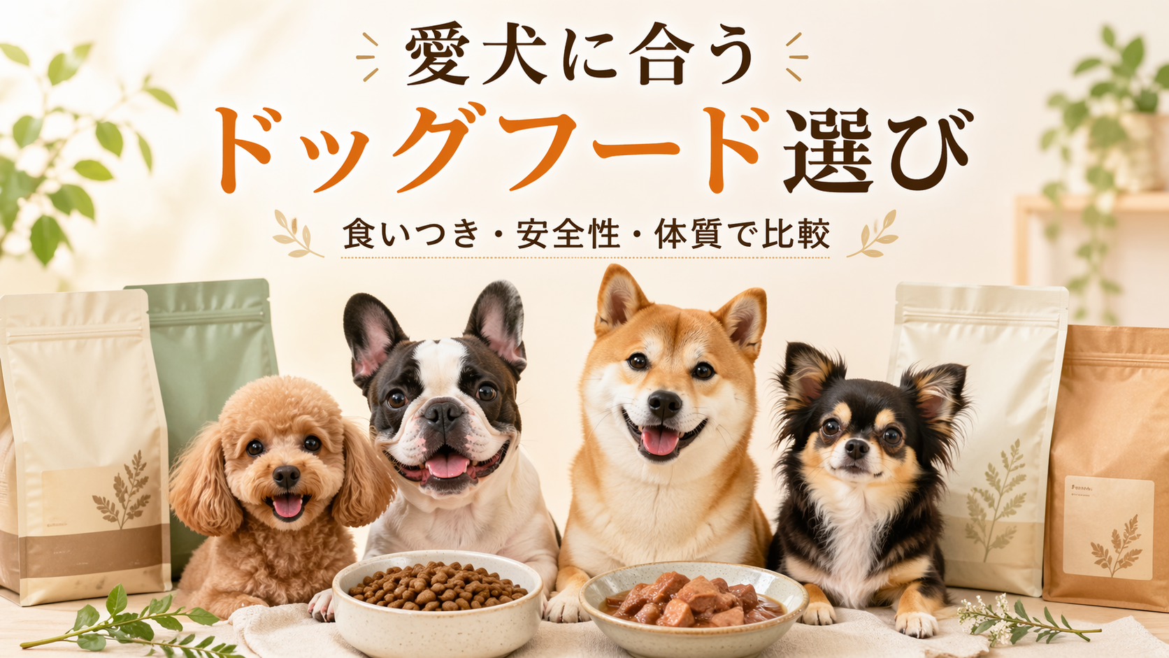 愛犬に合うドッグフード選び