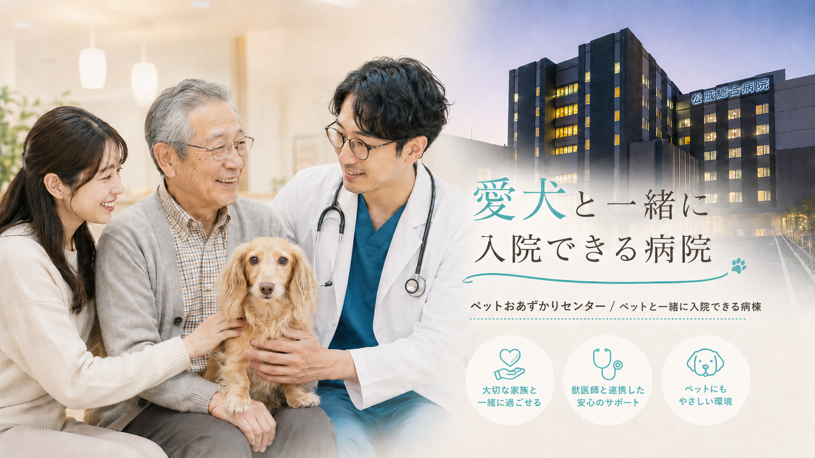 愛犬と一緒に入院できる病院