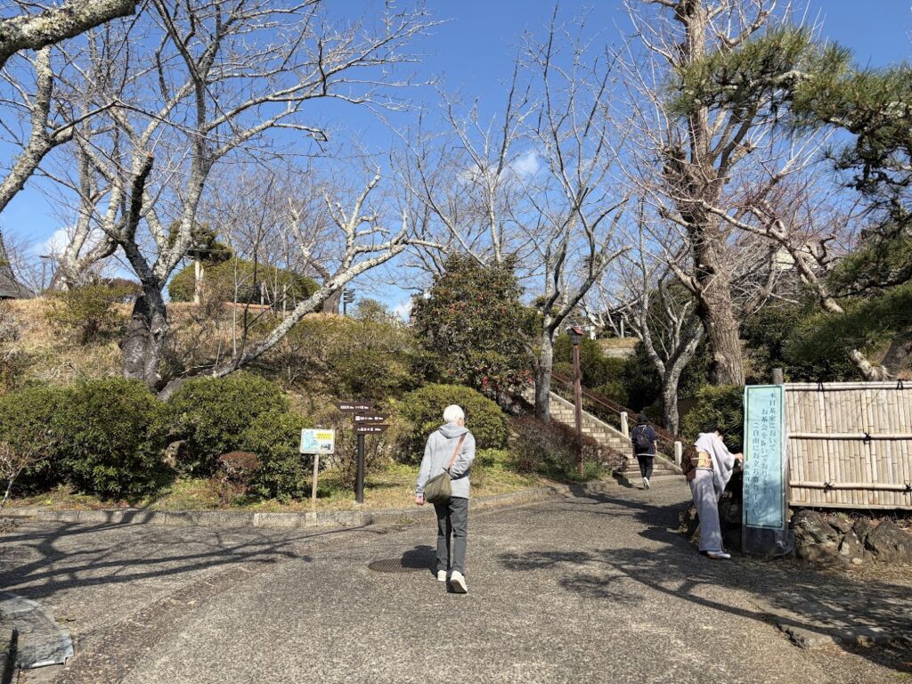 館山城付近の散策コース