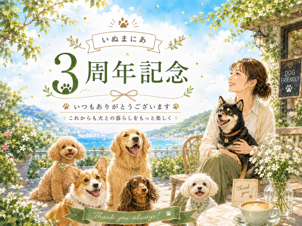 いぬまにあ3周年